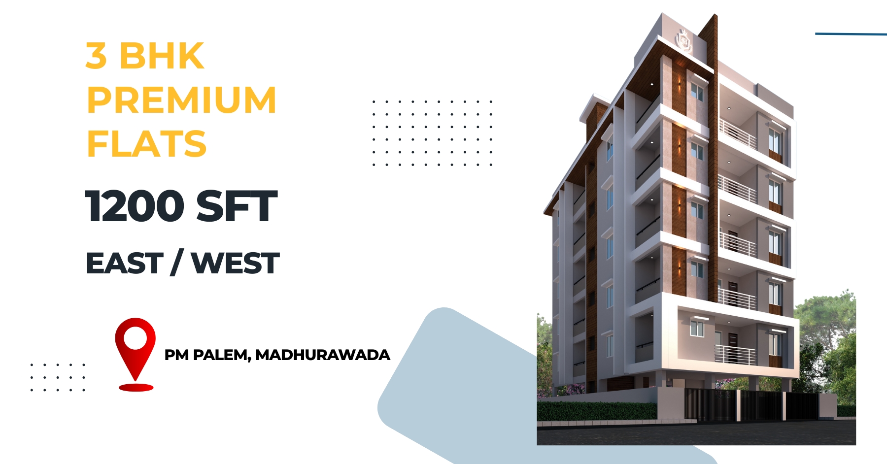 3 BHK Premium Flats in PM Palem